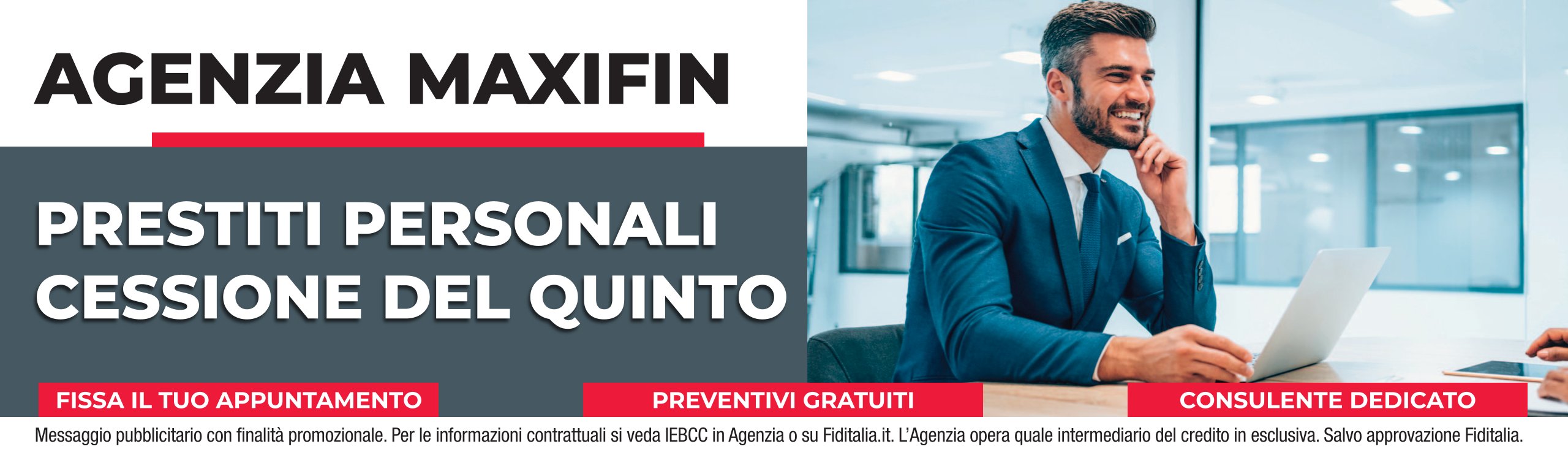 Contatti Agenzia Maxifin Srl filiali Fiditalia - Prestiti personali, Cessione del quinto